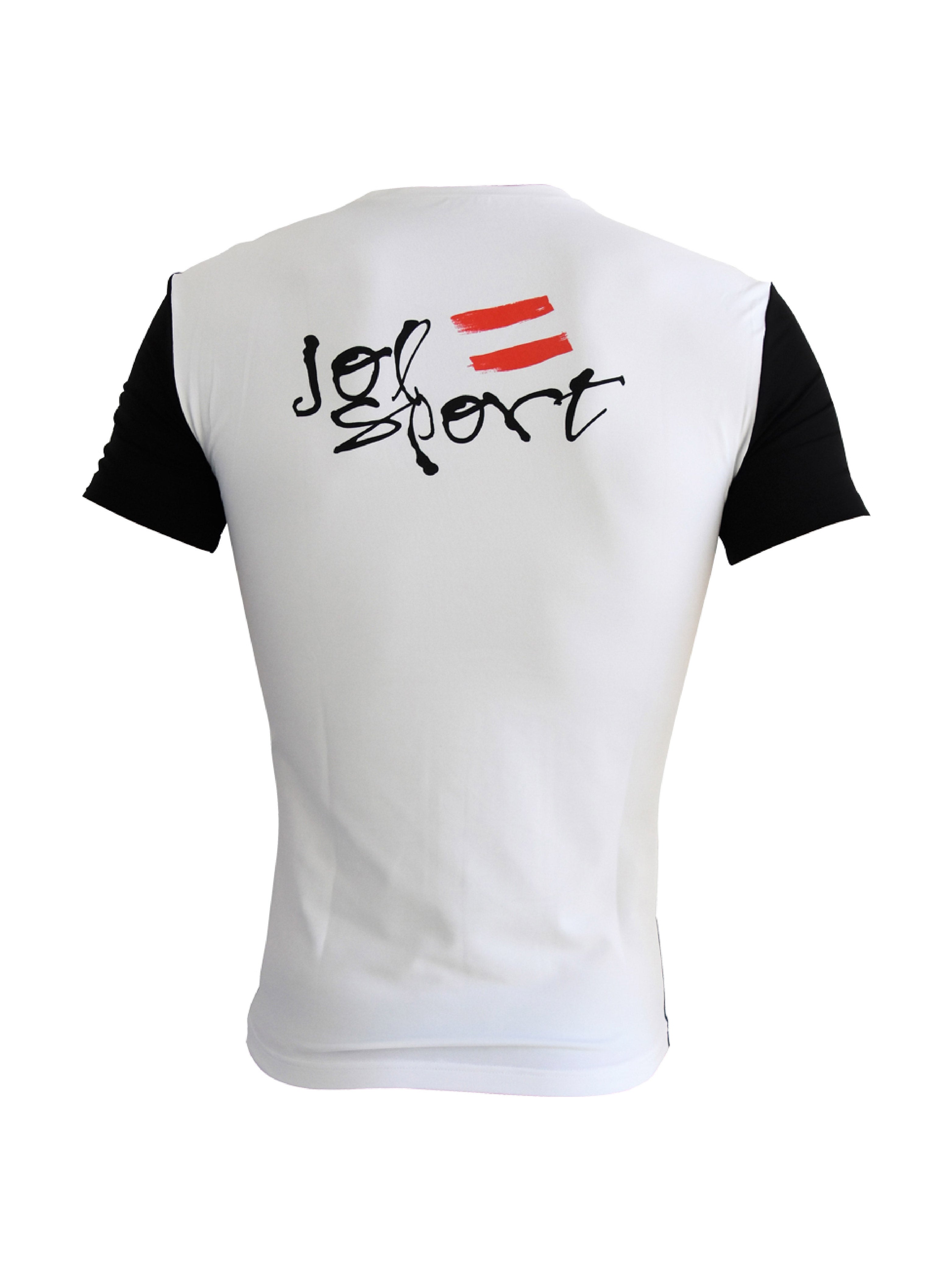 Lifestyle-Shirt Kurzarm schwarz/weiß
