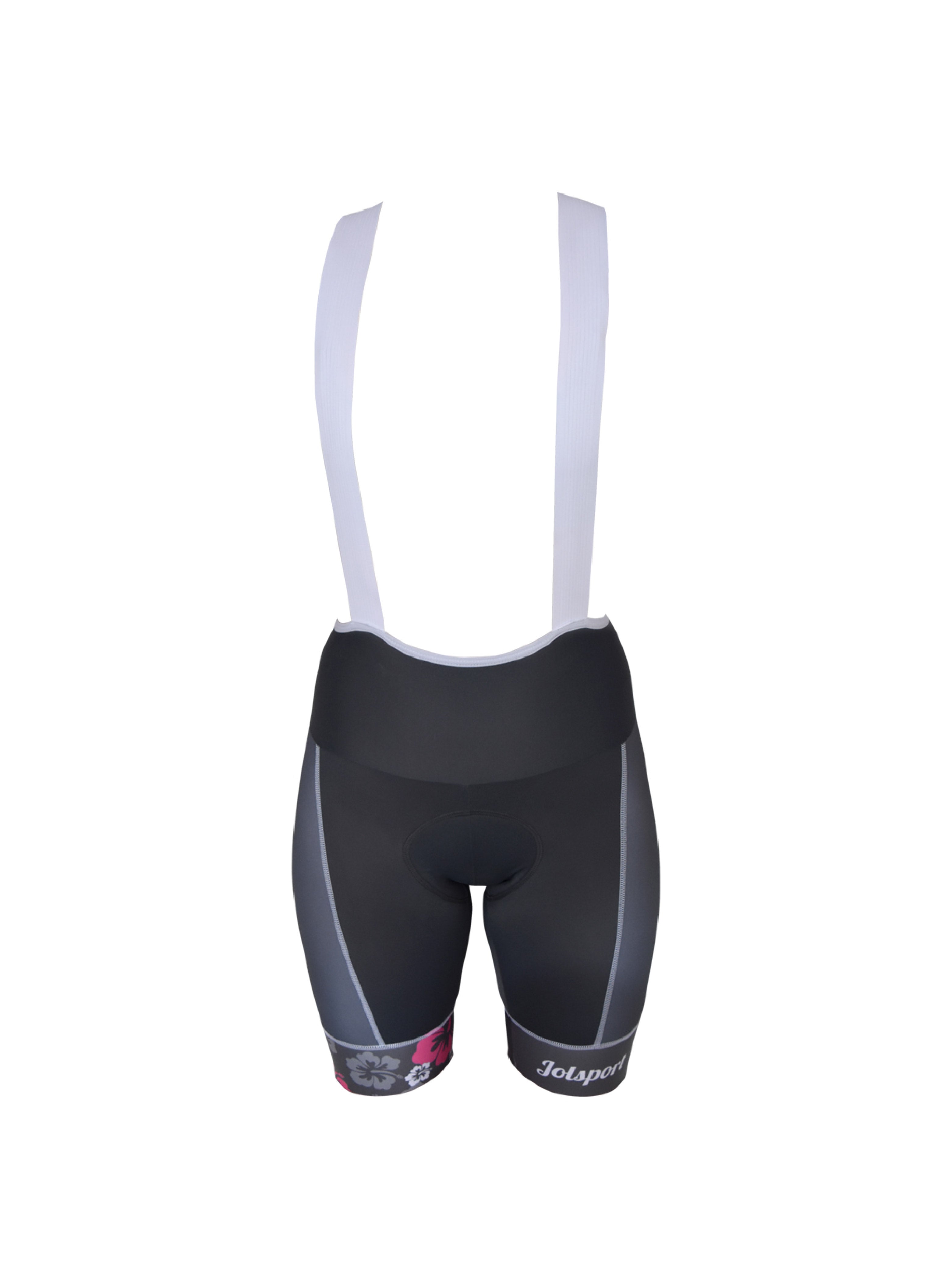 Radhose Extreme Bib Flower Grey