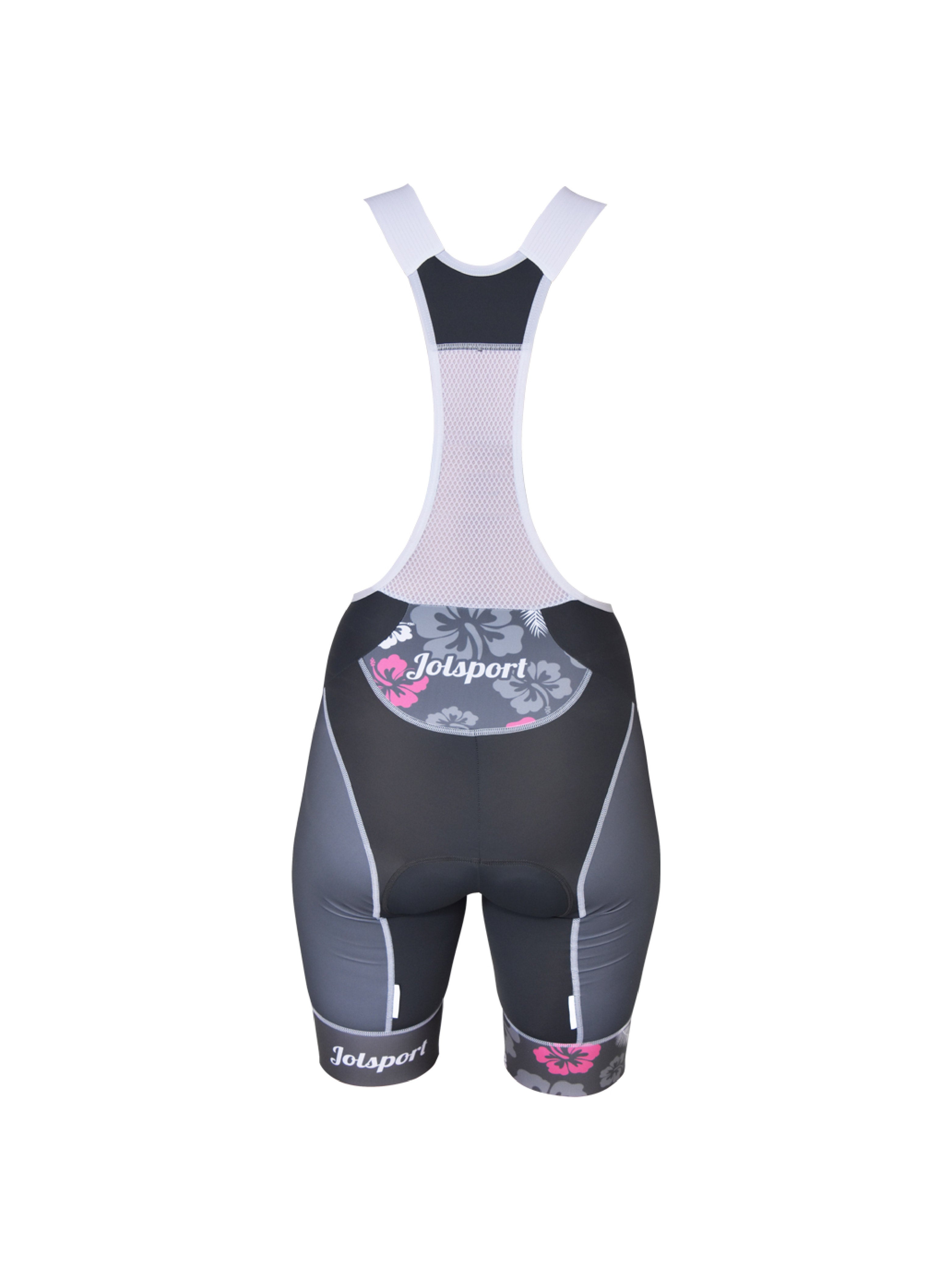 Radhose Extreme Bib Flower Grey